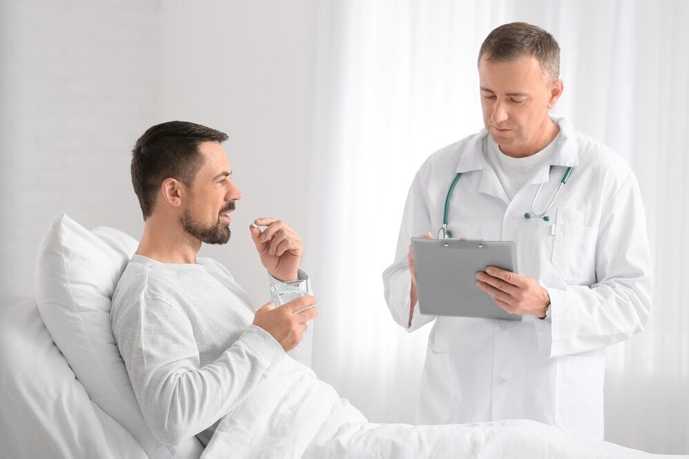 Medikamente gegen Prostatitis müssen von einem Arzt verschrieben werden.
